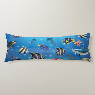 Cojín Natación de peces tropicales