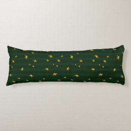 Cojín Navidad Verde Amarillo Estrella Raya Navidad