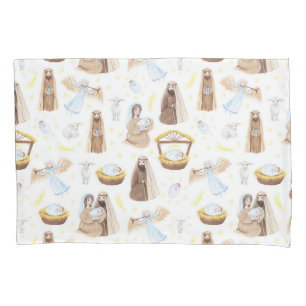 Cojín Navidades de Natividad Noche Silenciosa Funda Pill
