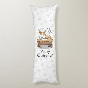 Cojín Navidades Natividad Pembroke Welsh Corgi (rojo1) D