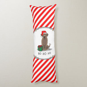 Cojín Navidades Santa Chocolate Labrador Retriever Cute