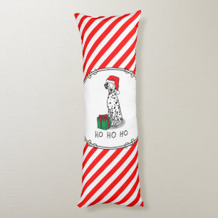Cojín Navidades Santa Hat Dalmatian Dog (negro 1) Divers