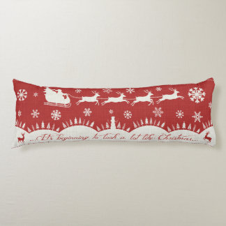 Cojín Navidades Santa y Pillow del Cuerpo de los Renos