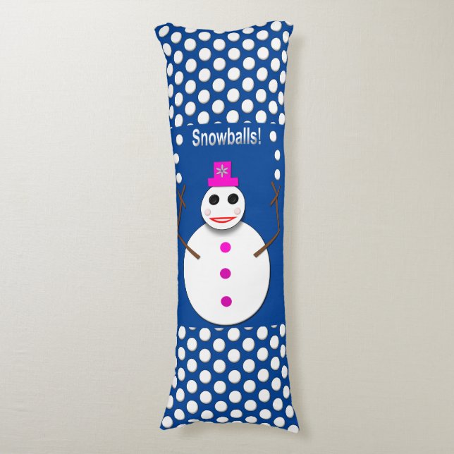 Cojín Navidades Snowlady Juggys Nieves Graciosa (Frente vertical)