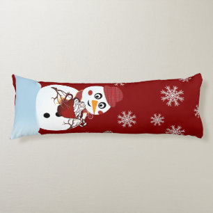 Cojín Navidades Snowman chocolate caliente y caramelo