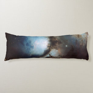 Cojín Nebulosa Orión Astronomía azul marrón beige cielo 