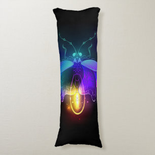 Cojín Neon Firefly en negro