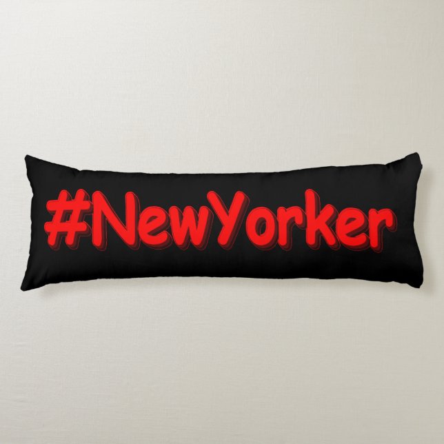 Cojín "#NewYorker " Diseño Lindo. Compra Ahora (Anverso)