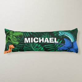Cojín Niños dinosaurios personalizados Dino Jurassic Tre