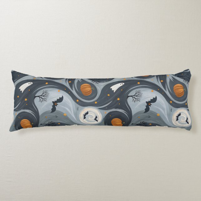 Cojín Noche de la Muerte de Halloween (Anverso)