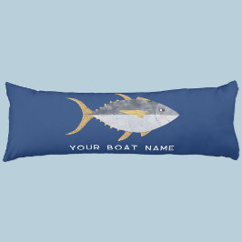 Cojín Nombre del barco de pescado del atún