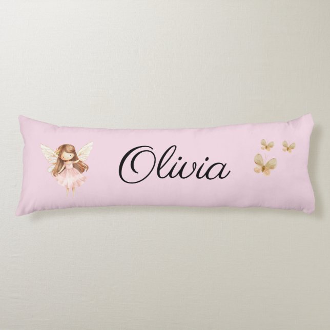 Cojín Nombre personalizado del jardín de leche encantado (Anverso)