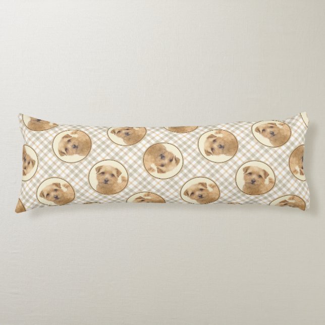 Cojín Norfolk Terrier Pintura Cuta Original Mascota Perr (Anverso)