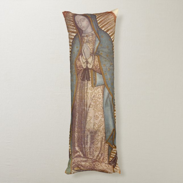Cojín Nuestra Señora de Guadalupe (Atrás (Vertical))