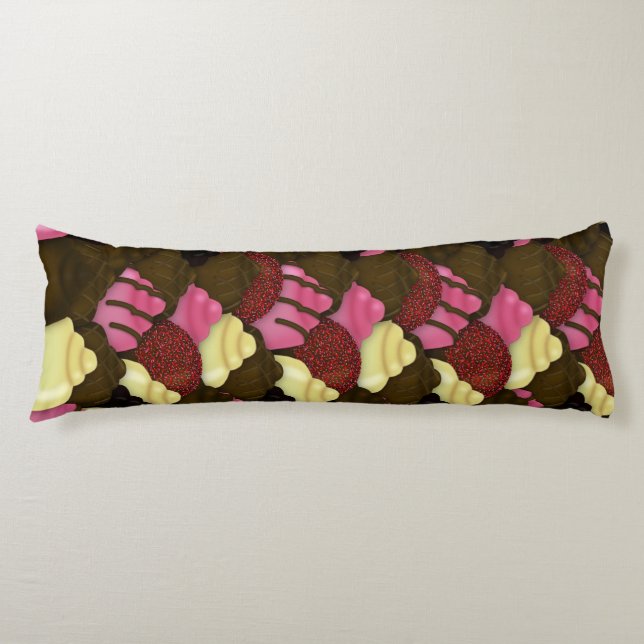 Cojín Nunca mucho chocolate - Día de San Valentín dulce (Anverso)