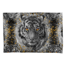 Cojín Ojos de tigre - Colorida funda de almohada de tigr