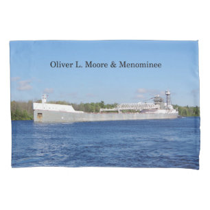 Cojín Oliver L. Moore y Menominee funda de almohadas