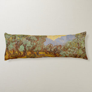 Cojín Olivos de Van Gogh Cielo Sol Amarillo