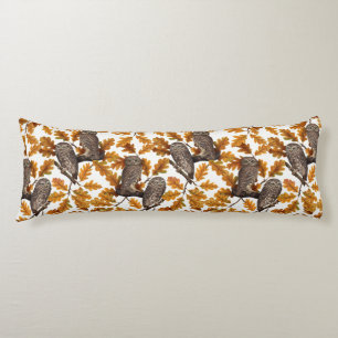 Cojín Ovejas otoñales sobre algodón blanco