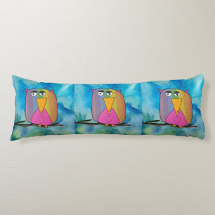 Cojín Owl "Arte de niños"