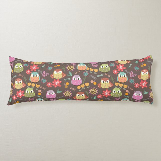 Cojín Owl Brown (Anverso)