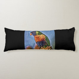 Cojín Pájaro lorikeet parrot