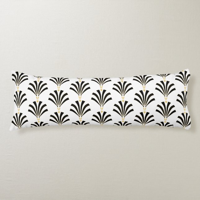 Cojín Palmettos de estilo Art Decó de los años 20 (Anverso)