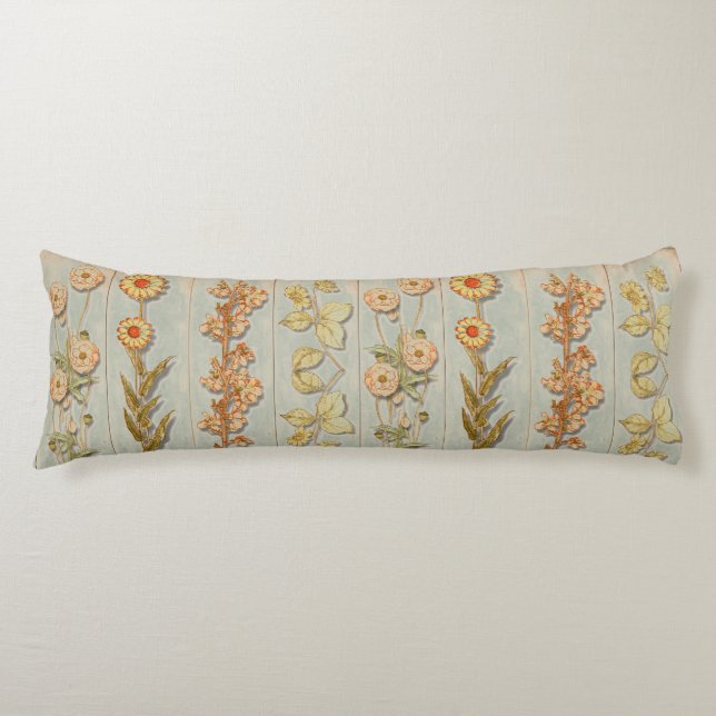 Cojín Paneles de madera de Ilustraciones de plantas de é (Anverso)