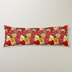 Cojín Papel pintado floral en estilo de la acuarela