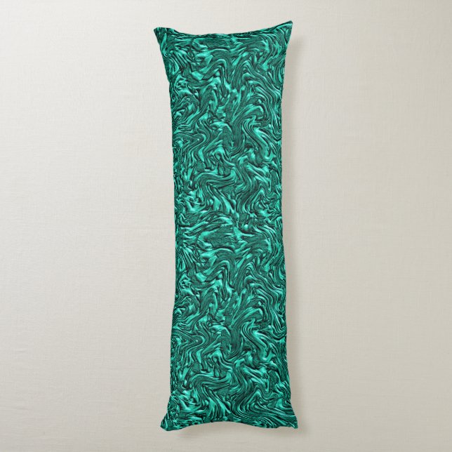 Cojín Parece verde jade texturado en la pared (Atrás (Vertical))