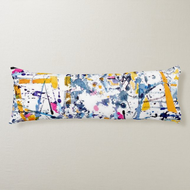 Cojín Patrón abstracto (Anverso)