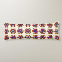 Patrón continuo de mandala floral