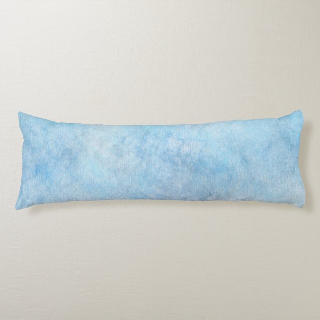 Cojín Patrón de agua azul (Anverso)