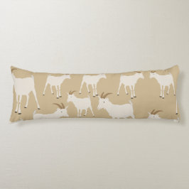 Cojín Patrón de animales de granja de cabras