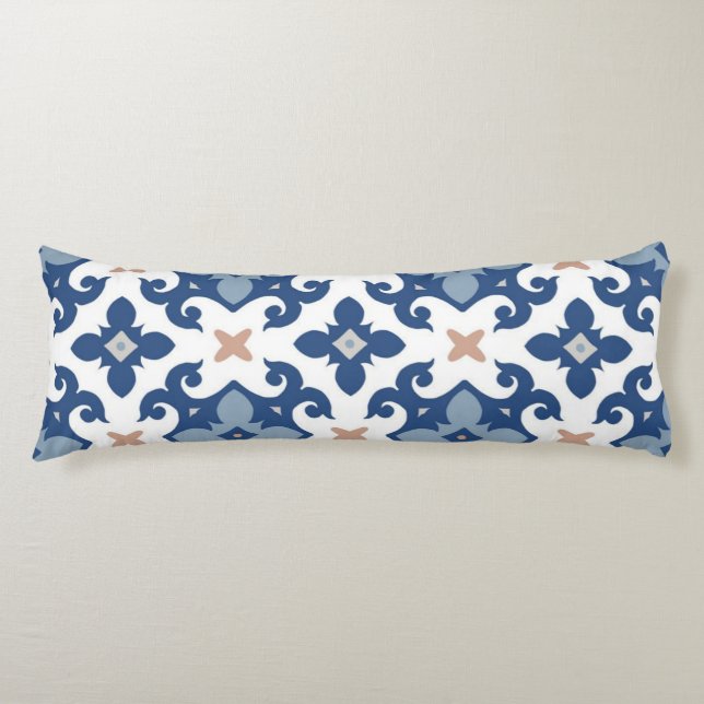 Cojín Patrón de azulejos de cerámica (Anverso)