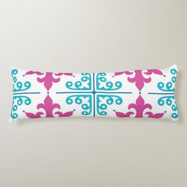 Cojín Patrón de azulejos de cerámica (Anverso)