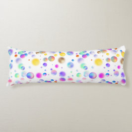 Cojín Patrón de bolas flotantes 3D. Sin BG