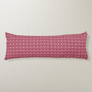 Cojín Patrón de caída Boho rosa y Aqua Reversible