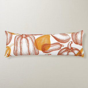 Cojín Patrón de calabaza