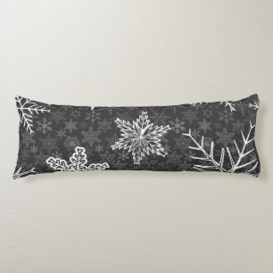 Cojín Patrón de copo de nieve	