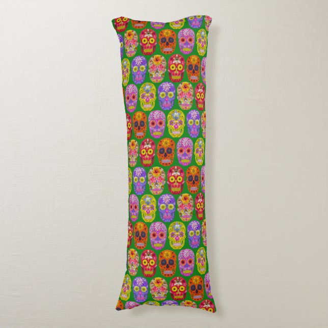 Cojín Patrón de descompresión de flores 2018 (Frente vertical)