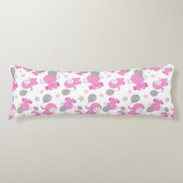 Cojín Patrón De Elefantes Rosa, Elefantes Cutos, Estrell