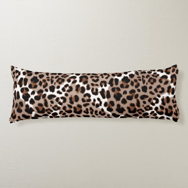 Cojín Patrón de estampado animal (Anverso)