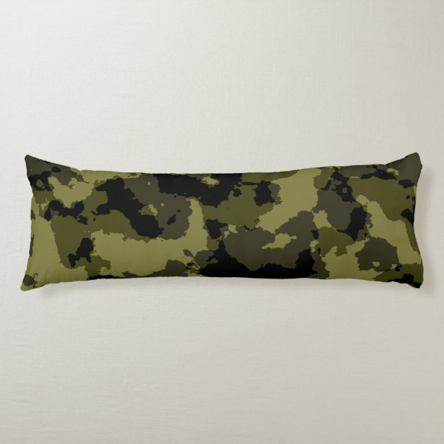 Cojín Patrón de estilo militar de camuflaje (Anverso)
