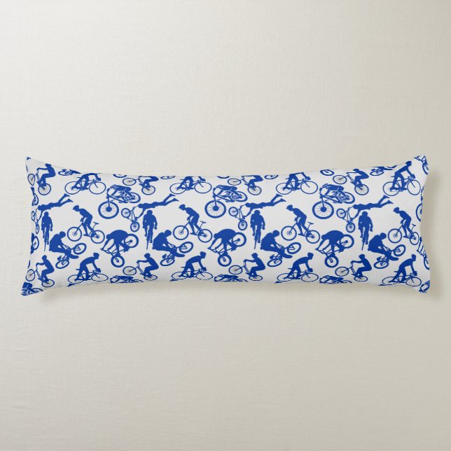 Cojín Patrón de Freestyles de ciclismo.w x4 OffWhite BG (Anverso)