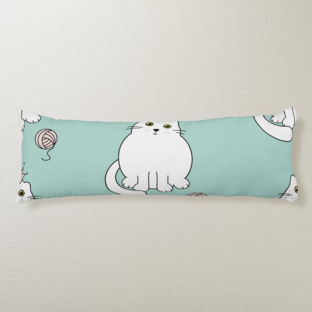 Cojín Patrón de gato (Anverso)