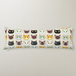 Cojín Patrón de gatos de corte