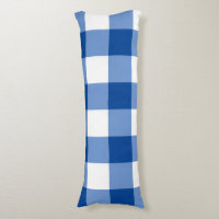 Patrón de gingham azul