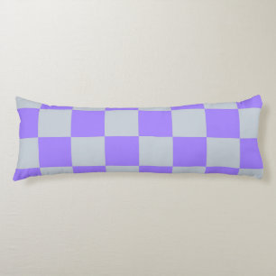 Cojín Patrón de Gingham de Purple Checkered