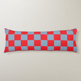 Cojín Patrón de Gingham de Red Blue Checkered
